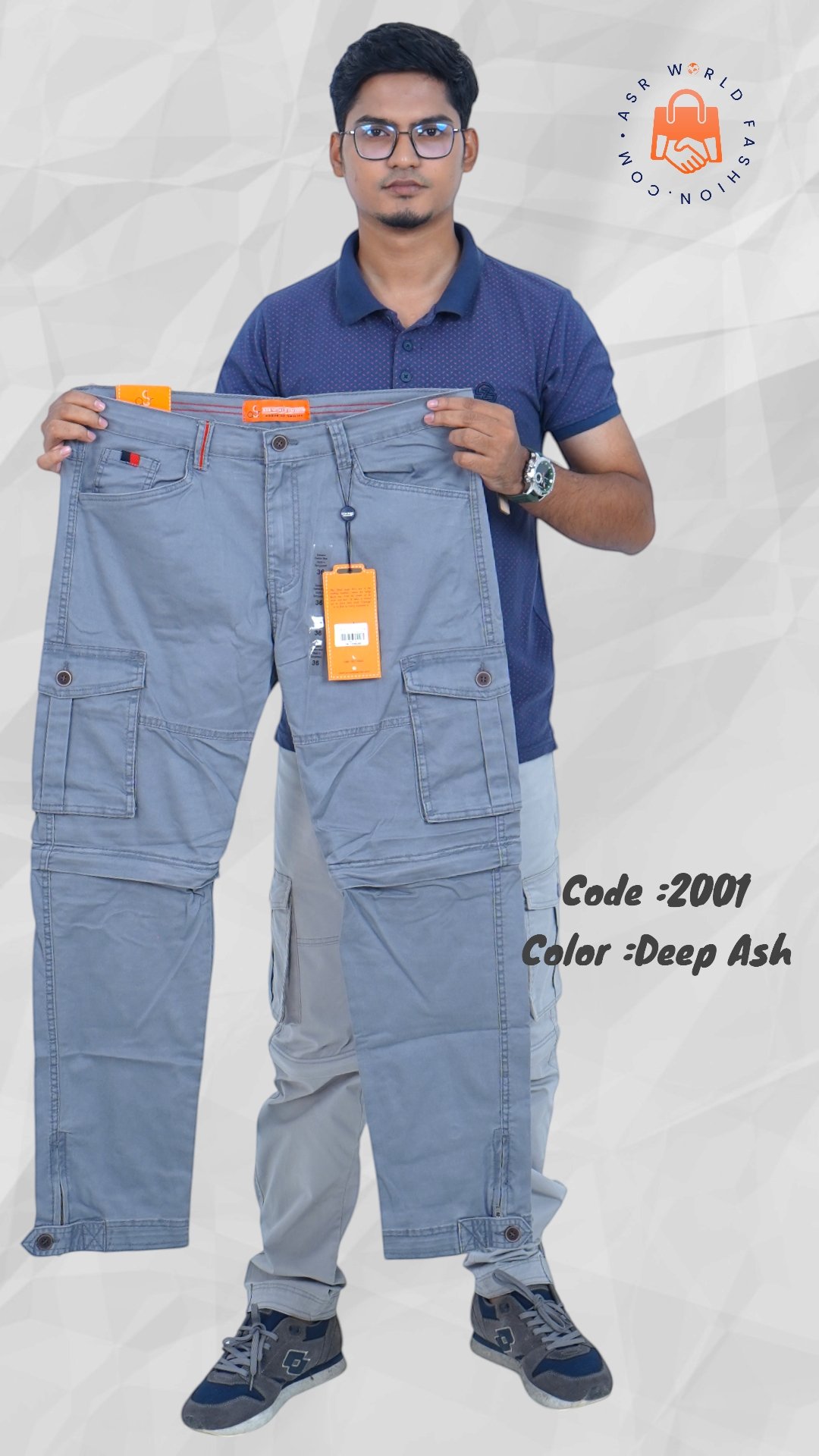 2 in 1 Cargo Pants (Deep Ash)_2001
