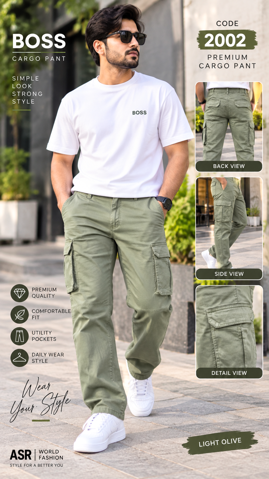 2 in 1 Cargo Pants (Light Ash)_2001